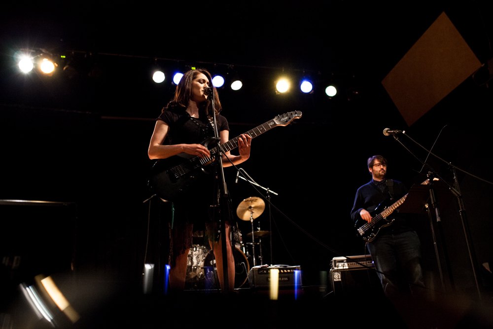 Crystal Mia performing at the Angelus Theater