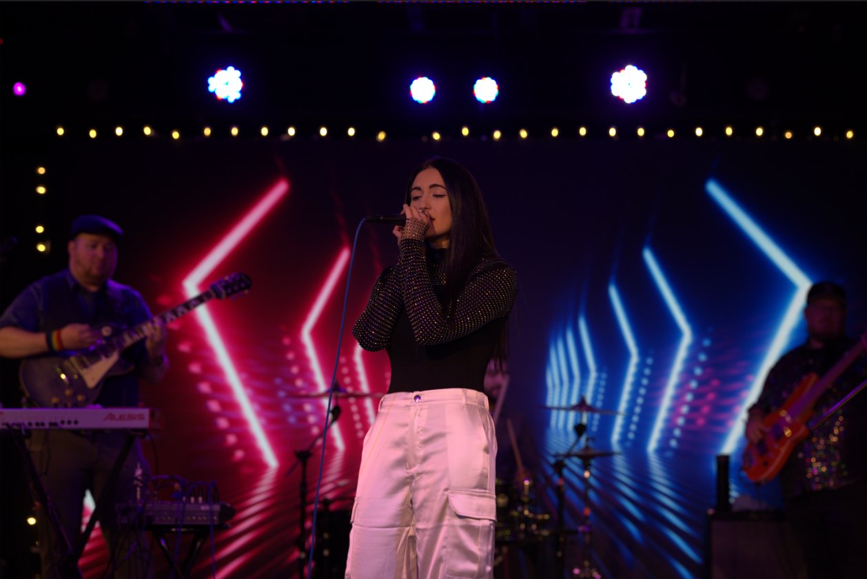 Crystal Mia performing at On Pitch Performing Arts